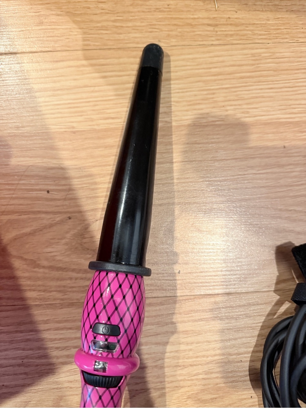 Pink Conical Curling Wand - Women Accessories